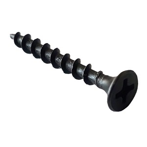 DRYWALL SCREW COARSE THREAD BLACK (200s) 3.5mmx25mm