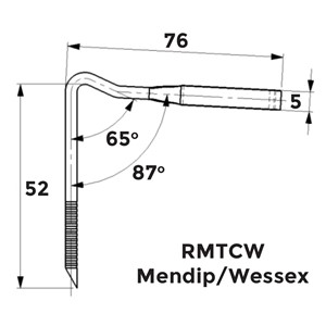 ST/STEEL CLIPS FOR MARLEY MENDIP / WESSEX TILES TUB OF 500no