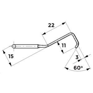 ST/STEEL CLIPS FOR MARLEY MENDIP / WESSEX TILES BAG OF 100no